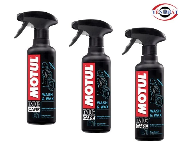 Nước rửa xe Motul MC Care E1 Wash & Wax làm sạch nhanh