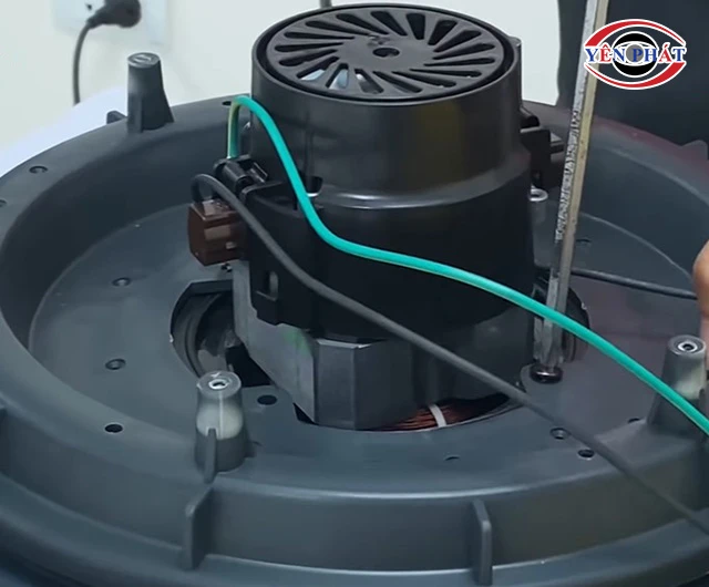 thay mới motor máy hút bụi