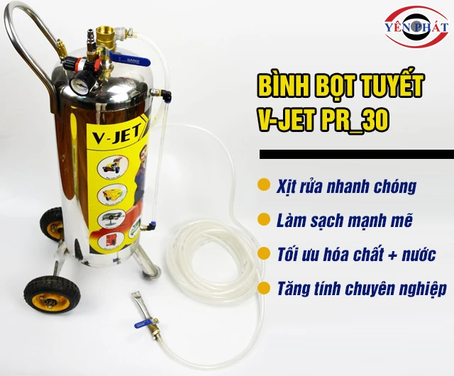 Lợi ích bình bọt tuyết V-jet PR_30