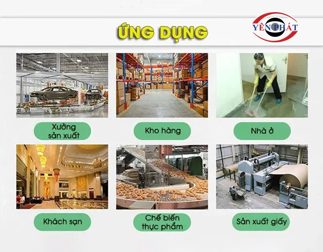 ứng dụng của Máy hút bụi công suất lớn SANCOS 3598W