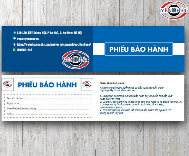 Chính sách bảo hành Yên Phát