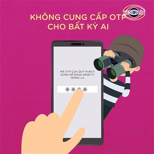 Không cung cấp mã OTP