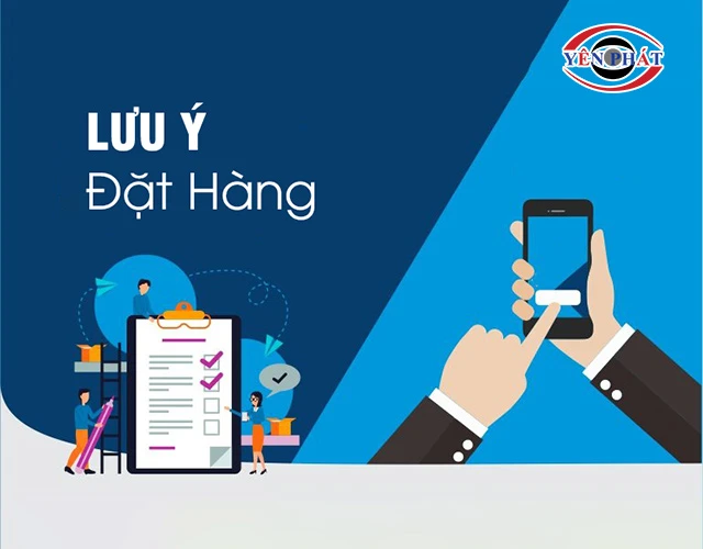 lưu ý khi đặt hàng