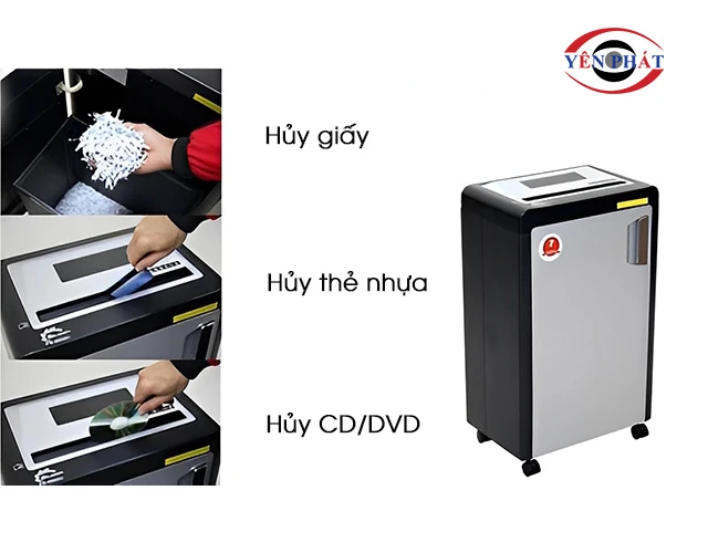 tính năng của máy hủy giấy