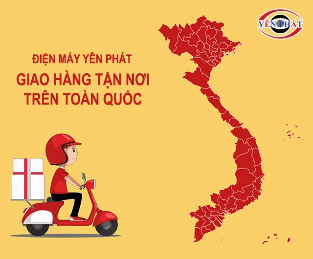 Yenphat.vn hỗ trợ giao hàng trên toàn quốc