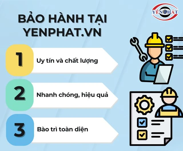 Dịch vụ bảo hành uy tín tại Yên Phát