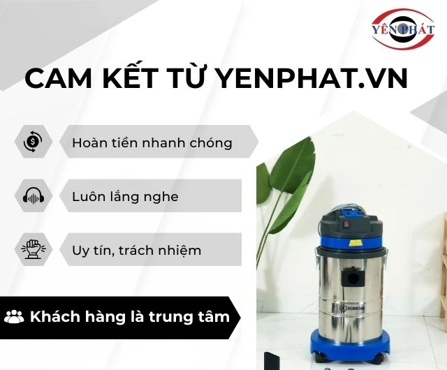 Yên Phát cam kết hỗ trợ xử lý hoàn tiền nhanh chóng