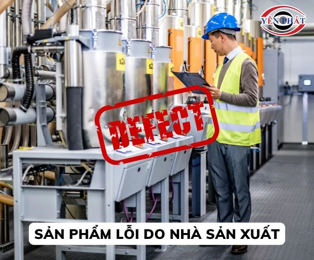 Sản phẩm lỗi do nhà sản xuất sẽ được hoàn tiền