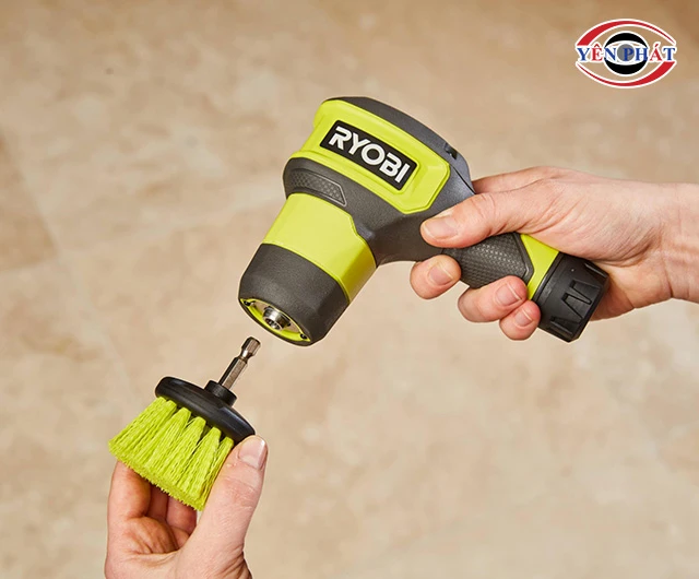 lắp máy chà sàn Ryobi