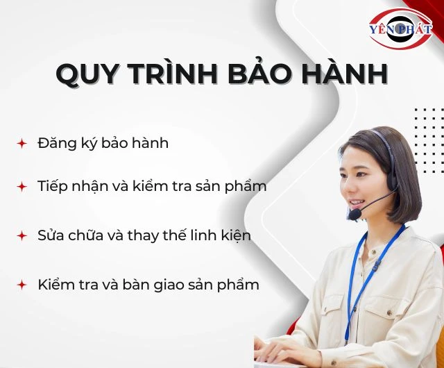 Quy trình bảo hành chuyên nghiệp tại Yên Phát
