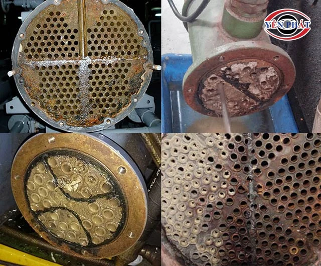 cáu cặn tháp giải nhiệt