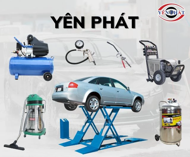 Yên Phát là địa chỉ bán các thiết bị rửa xe ô tô uy tín