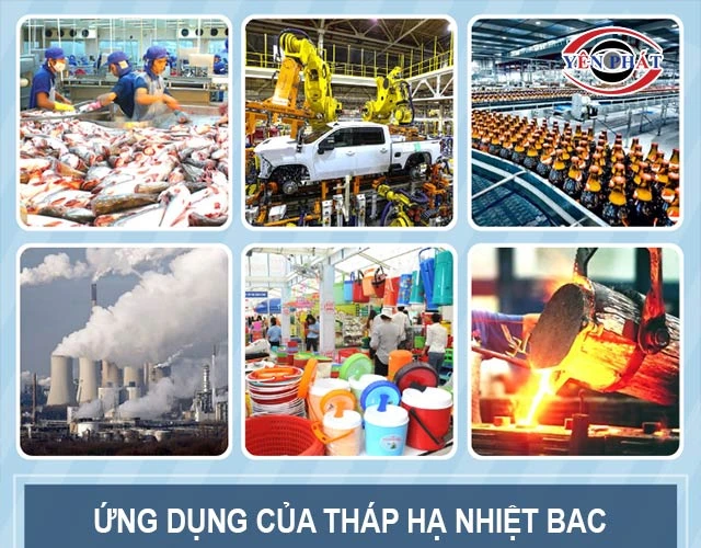 Ứng dụng của tháp hạ nhiệt BAC
