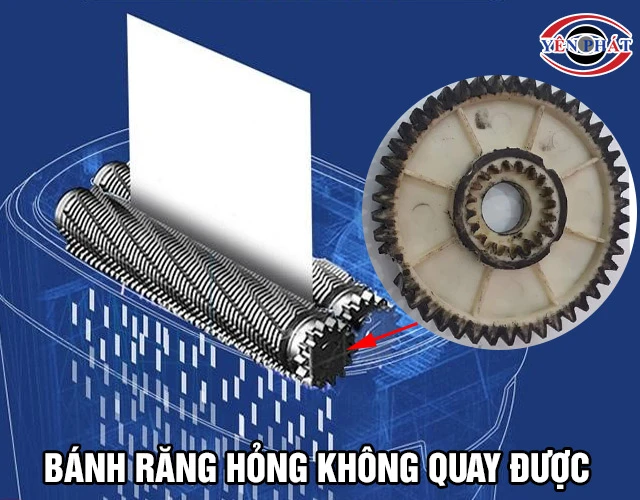 bánh răng bị hỏng