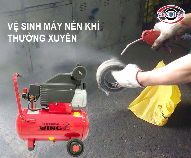 vần vệ sinh máy thường xuyên