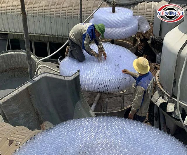 lắp đặt Khối đệm tản nhiệt nước