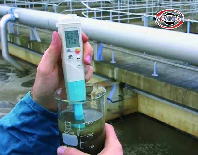 Đo pH của nước tháp giải nhiệt