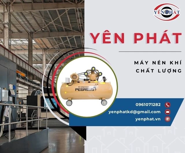 Mua máy nén khí dây đai Pegasus TM-W-0.36/12.5-180L tại Yên Phát