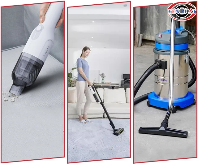 Phân loại máy hút bụi tại Bắc Ninh