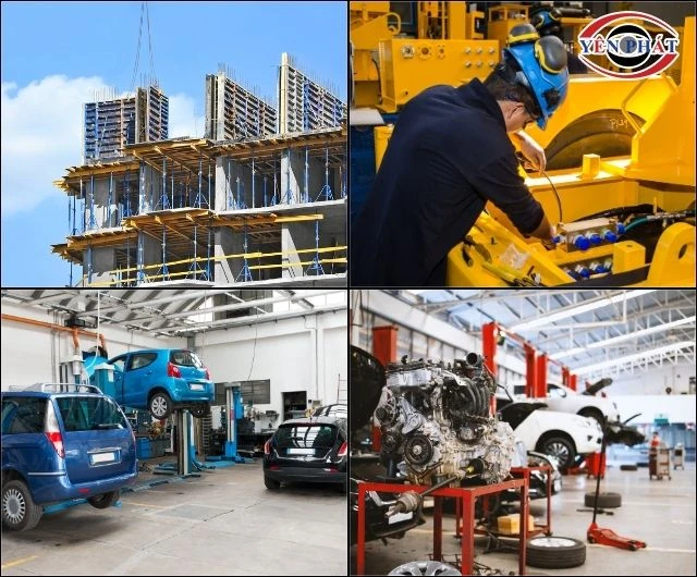 Máy nén khí dây đai Pegasus TM-W-0.36/12.5-180L được ứng dụng đa dạng