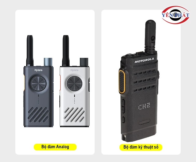 Phân loại máy bộ đàm theo công nghệ