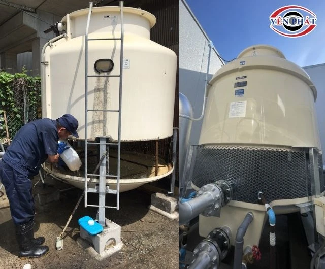 Tháp giải nhiệt Shinwa cần được vệ sinh thường xuyên