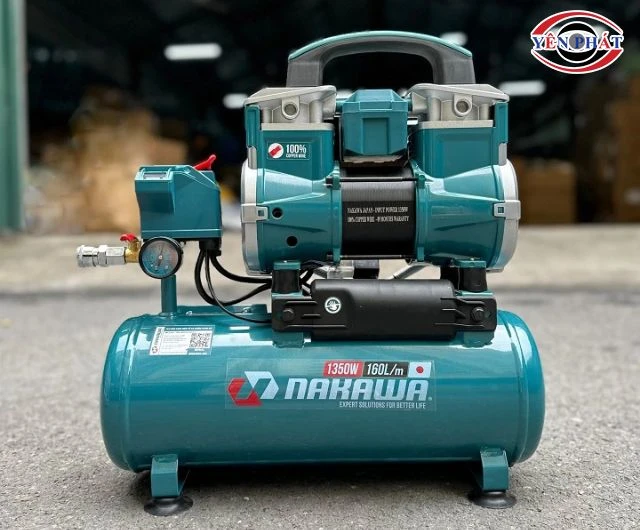 Máy nén khí Nakawa cấp khí liên tục