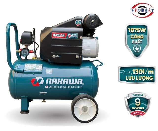 Máy nén khí Nakawa NK-2T2530PRO chất lượng