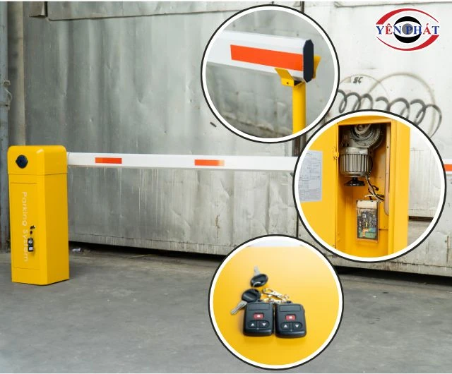 Barie cần thẳng có cấu tạo đơn giản