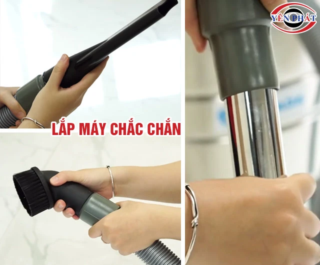 Lắp máy hút bụi Palada PD 70A