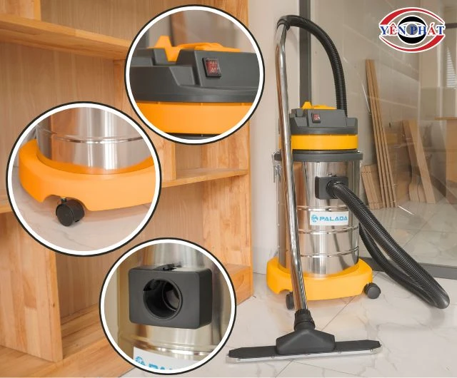 Máy hút bụi Palada PD30 có lực hút mạnh