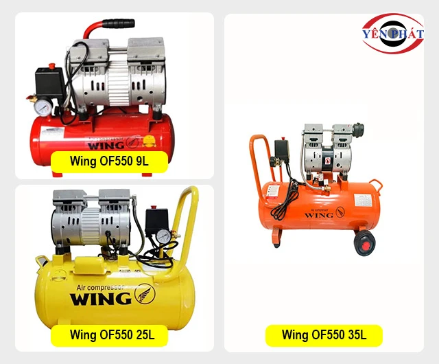 bình khí nén phù hợp Đầu nén khí Wing OF550