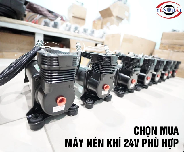 Chọn mua máy nén khí 24V