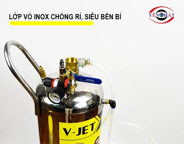 Lớp vỏ inox chống rỉ