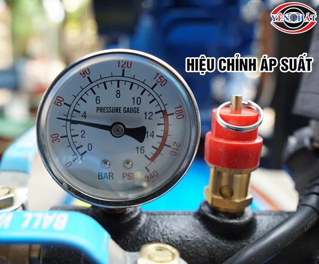 Cách sử dụng máy nén khí phun sơn chỉnh áp khí nén