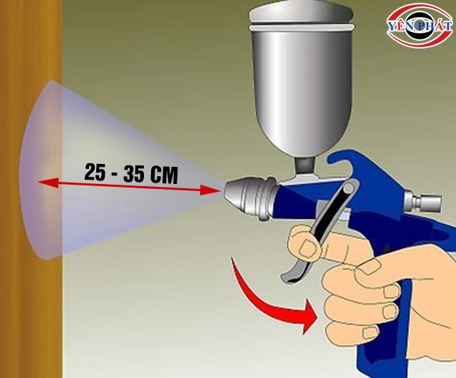 Cách sử dụng máy nén khí phun sơn đúng cách