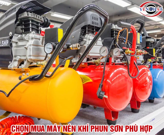Chọn mua máy nén khí phun sơn