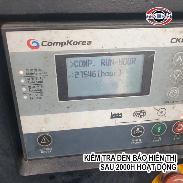 kiểm tra hệ thống đèn cảnh báo hiển thị