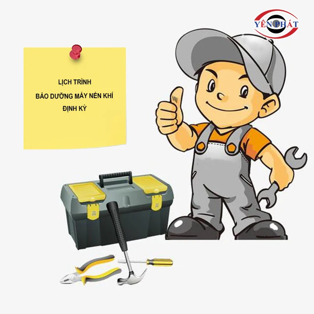 Lịch Trình Bảo Dưỡng Máy Nén Khí Định Kỳ