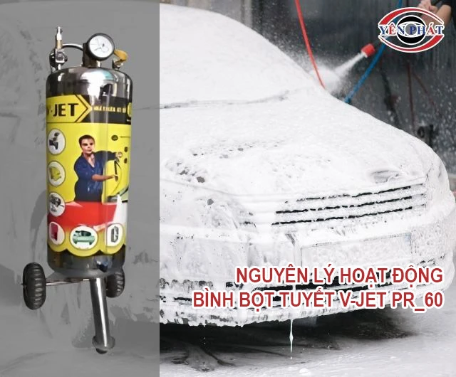 Nguyên lý hoạt động của bình bọt tuyết V-JET PR_60