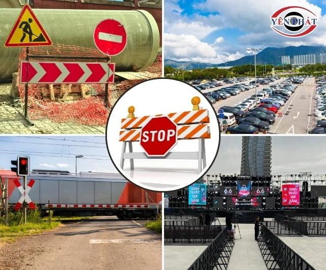 Rào chắn giao thông được ứng dụng phổ biến trong cuộc sống