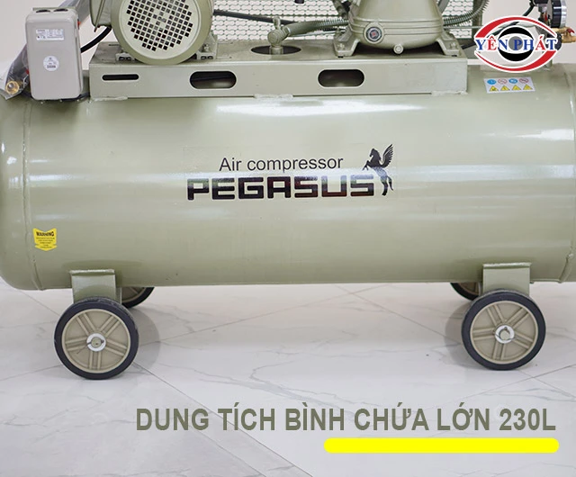 Dung tích bình chứa khí 230l