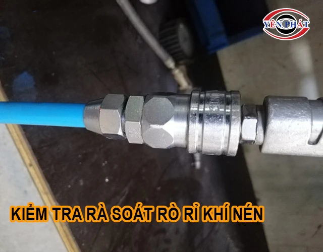 kiểm tra rà soát rò rỉ khí nén