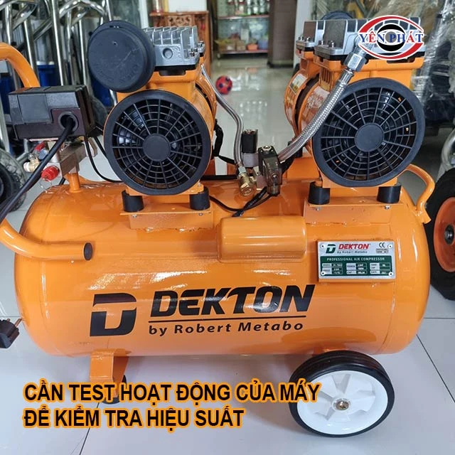 Test hoạt động của máy 