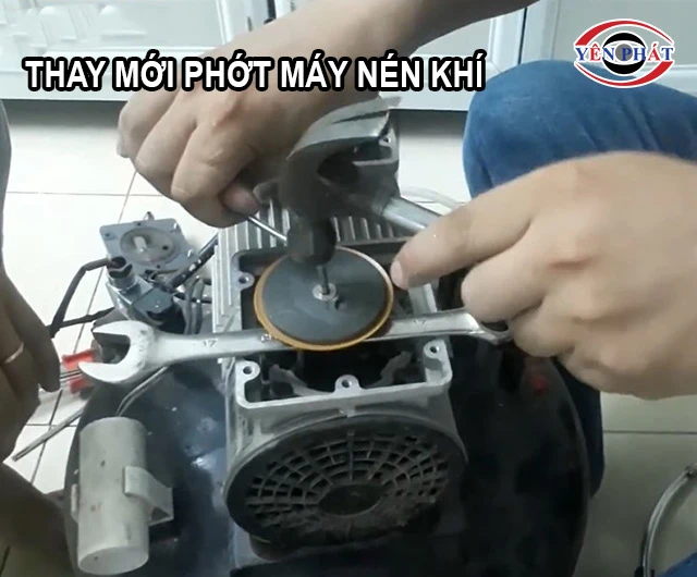 thay phớt máy nén khí