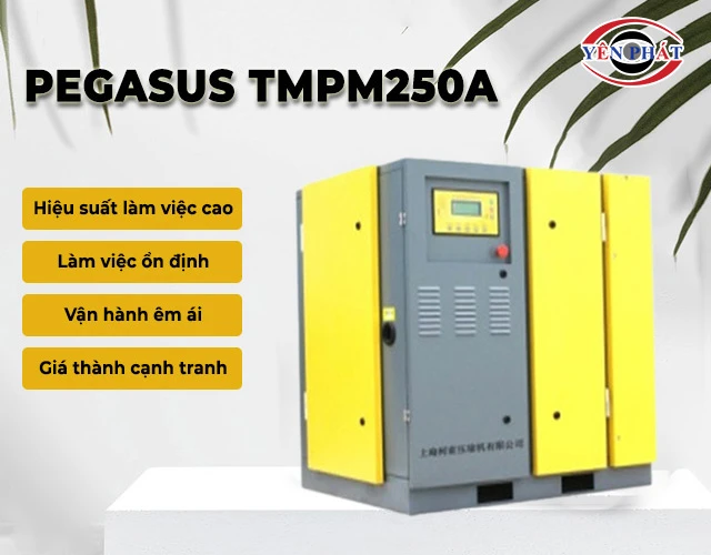 ưu điểm của máy nén khí trục vít Pegasus TMPM250A