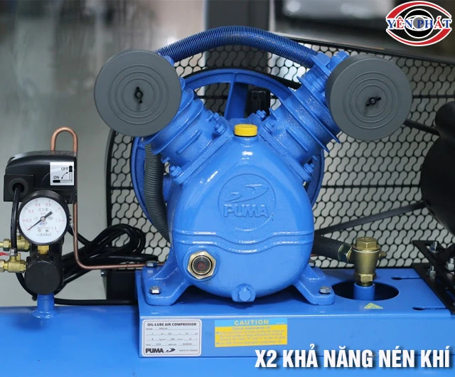 Đầu nén máy nén khí 2 piston 