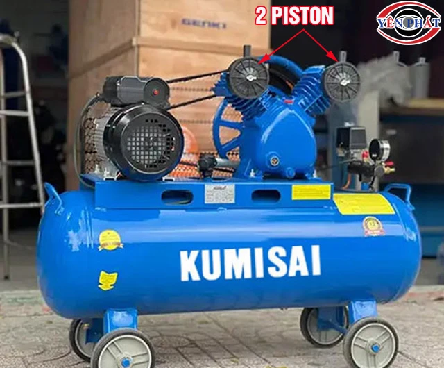 Máy nén khí 2 piston là gì?