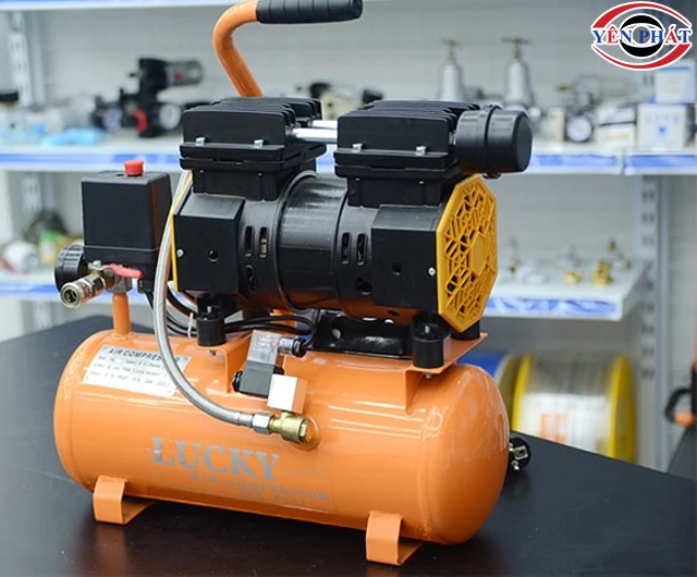 máy nén khí mini 9L gọn nhỏ