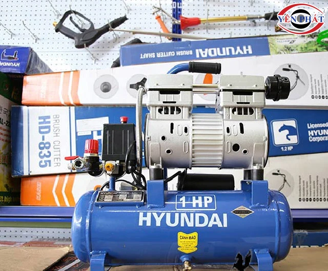 máy nén khí mini 9L Hyundai